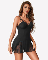 Lace Modal Full Slip Nightdress